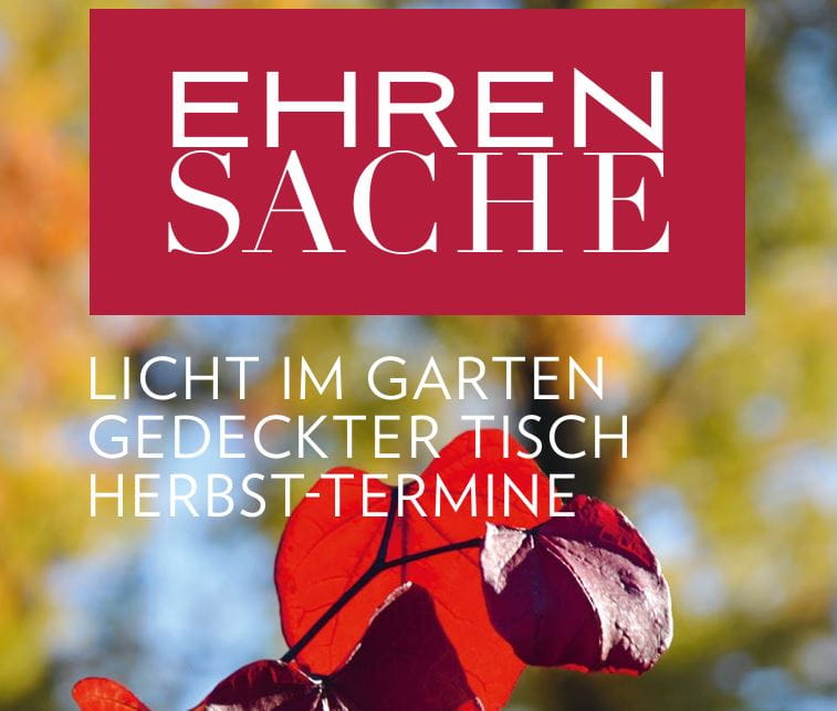 Ehrensache Herbst 2025